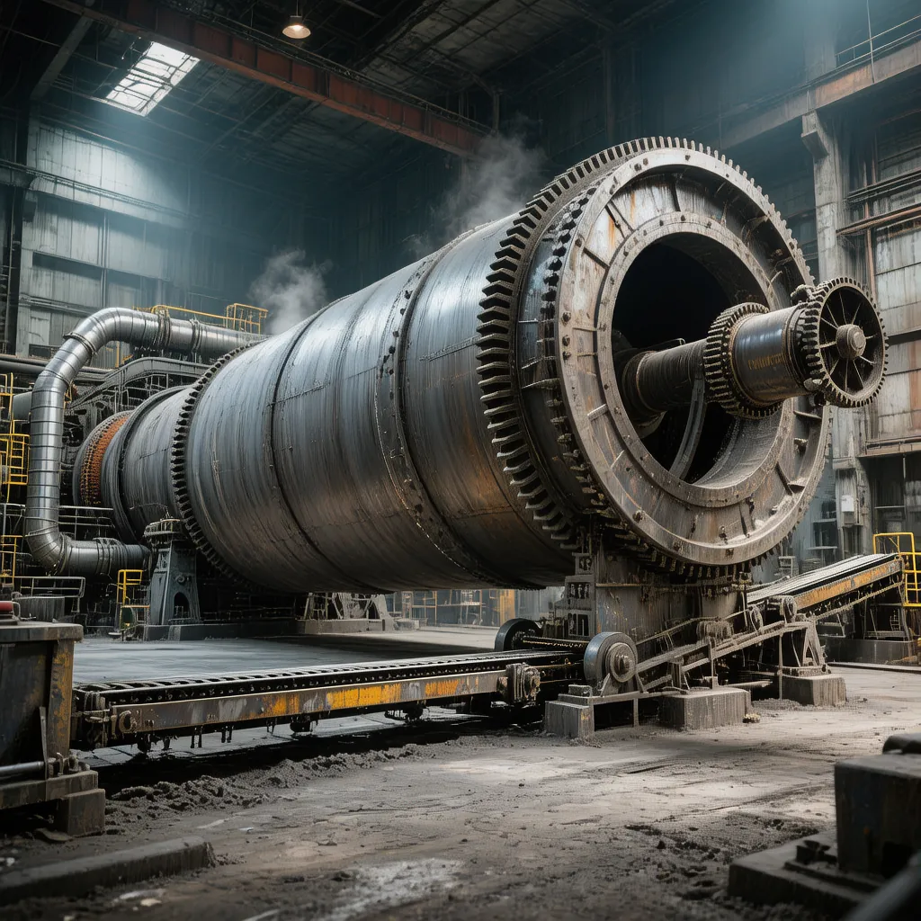 Rotary kiln for activated carbon activation