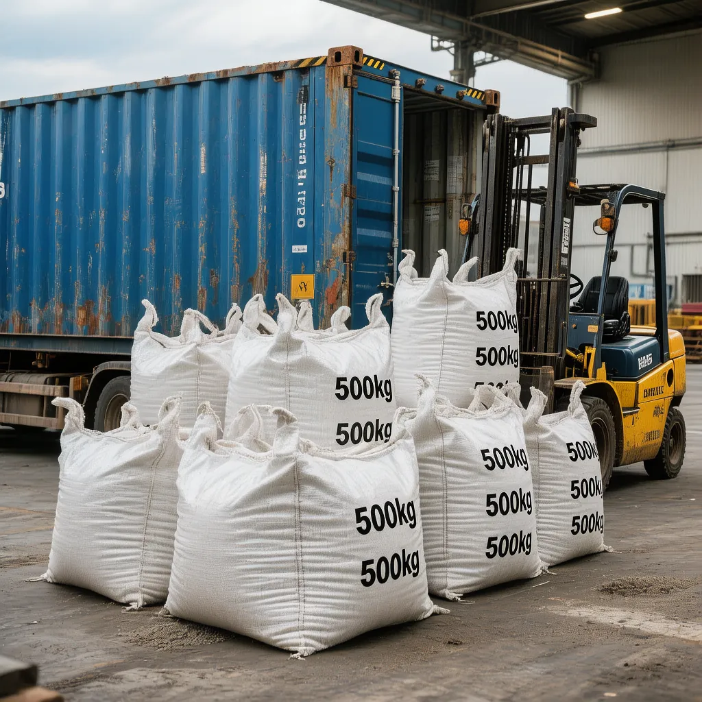 Jumbo bags loading for export